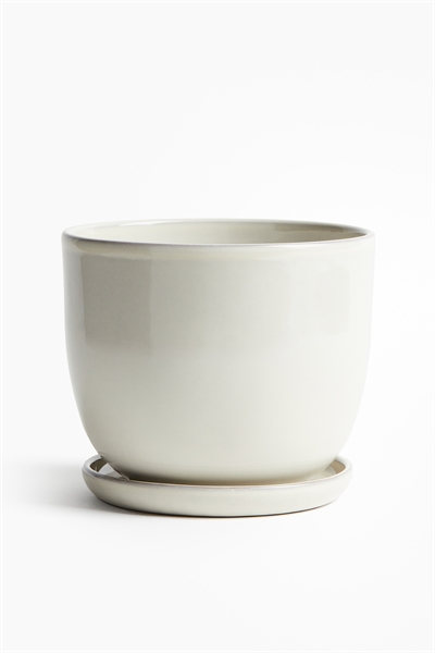 Терракотовый горшок для растений и блюдце 1312413001