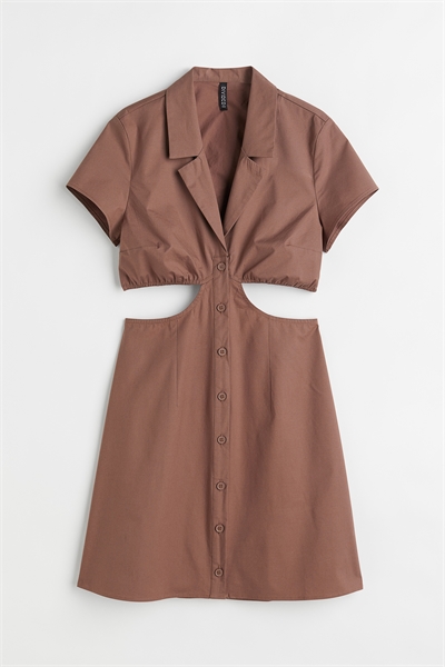 Платье-рубашка из поплина 1067254001