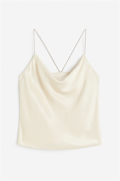 Ками- топ на бретелях со стразами 1166439008