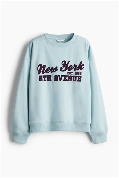 Свитшот с текстовым рисунком 1267555034