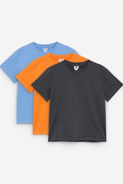 Набор футболок с круглым вырезом, 3 шт 1267971012