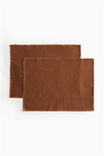 Коврики из льняного бленда 2 шт. 1289352002