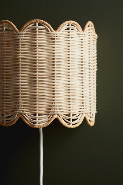 Настенный светильник из ротанга 1263421001
