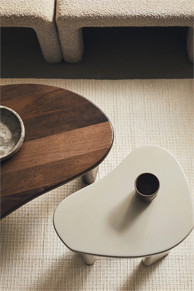 Приставной столик из дерева манго 1108357002