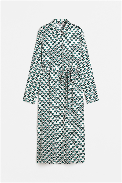 Платье-рубашка с завязывающимся поясом 1197062001