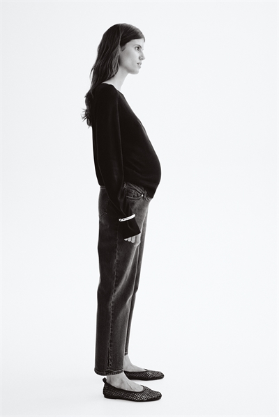 Джинсы длиной до щиколотки MAMA 1236276008