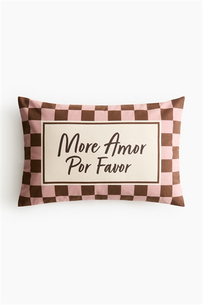 Чехол для подушки из хлопкового холста 1286687002