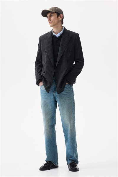 Двубортный пиджак Relaxed Fit 1291539001