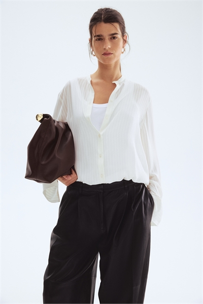 Блузка из шелковистой ткани 1295196001