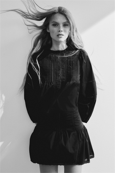 Блузка из хлопка с пинтами 1303788001