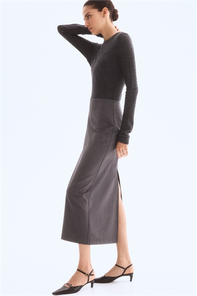 Длинная юбка-карандаш 1305164001