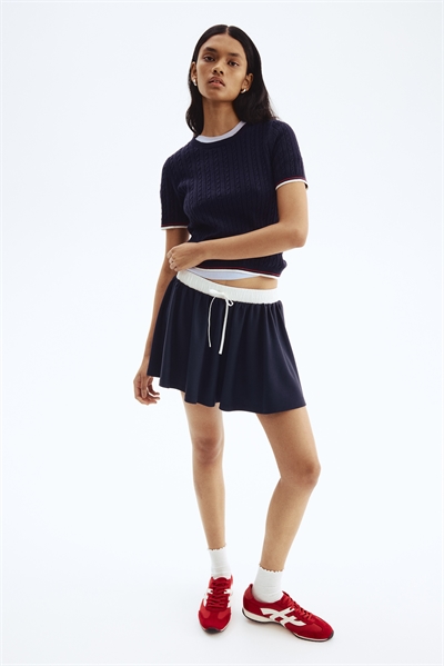 Футболка из кабельного трикотажа 1308142001