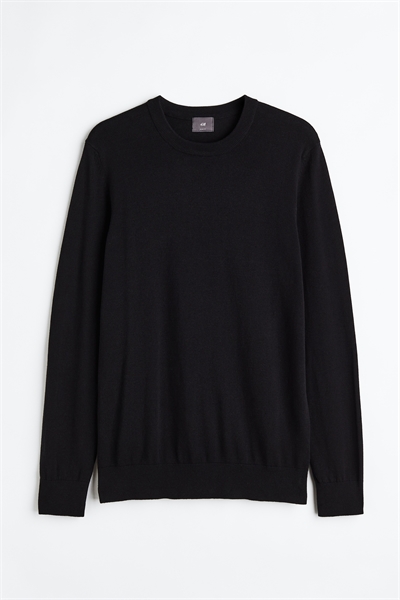 Тонкий джемпер из хлопка тонкой вязки 0564358012