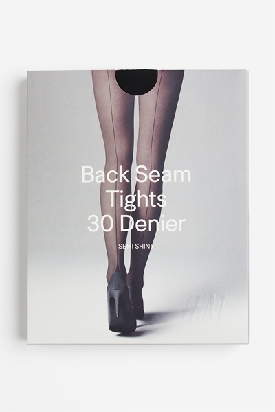 Колготки с декором в виде швов 1197297001