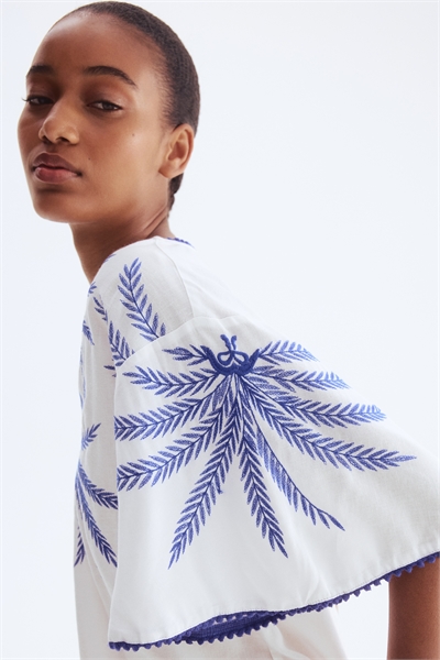 Топ с вышивкой 1298742002