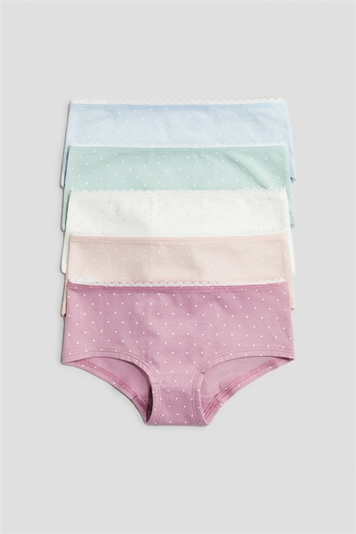 Хлопковые трусы-хипстеры в упаковке из 5 штук 1289481001