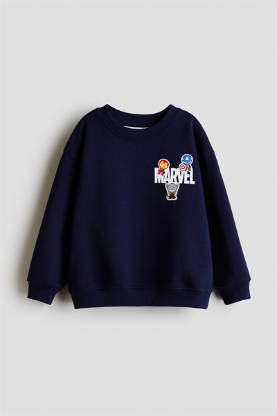 Толстовка из принтованного хлопка 1314523001