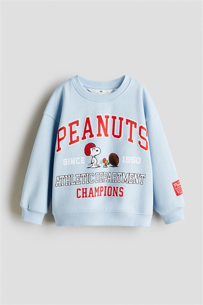 Толстовка из принтованного хлопка 1314523002