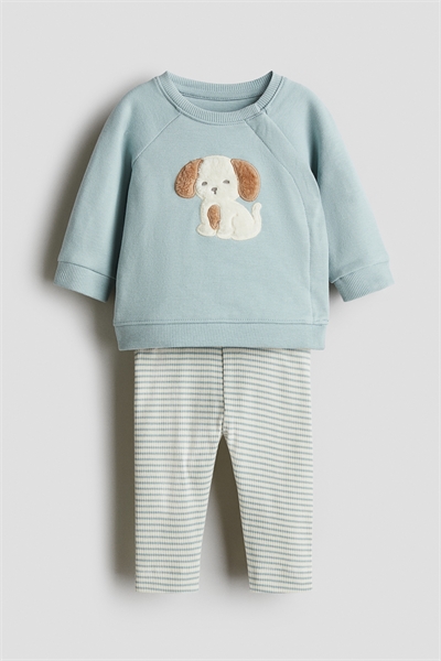 Комплект из 2 частей из хлопка 1167835025