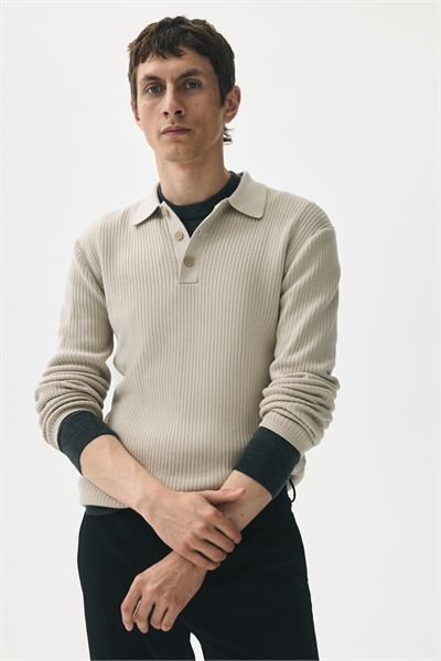 Рубашка-поло Slim Fit Rib-knit 1288143001