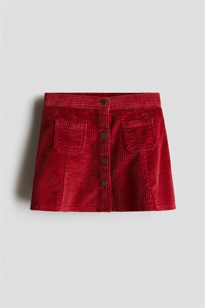 Вельветовая юбка А-линия 1293357001