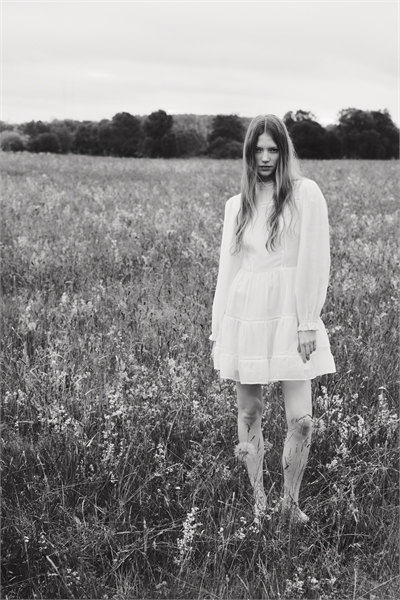 Платье с кружевными вставками 1301509001