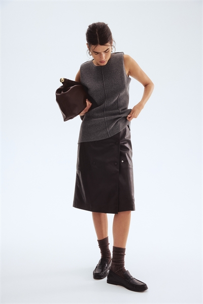 Топ из шерстяного бленда 1313981001