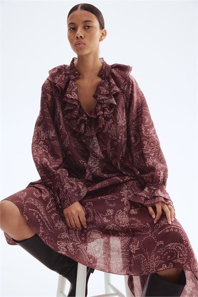 Платье с рюшами 1309904001