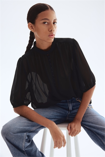 Блузка из кринклида 1297190001