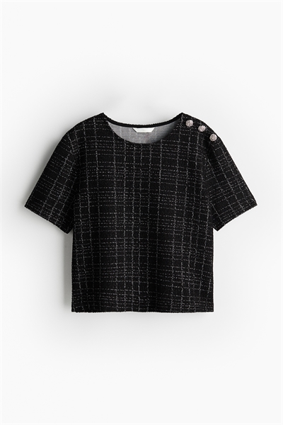 Короткий топ из букле 1262623003