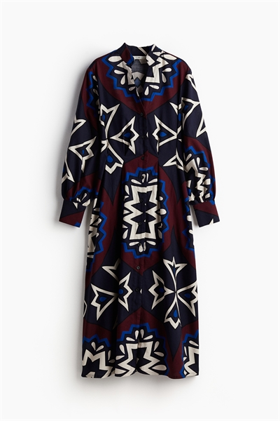 Платье-рубашка с талией 1239389002