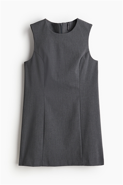 Платье из саржи без рукавов 1228865004