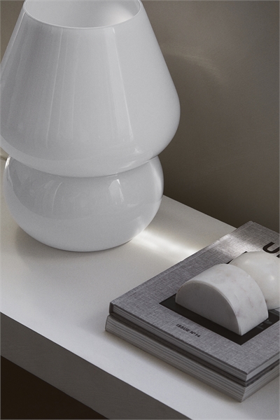 Большая стеклянная настольная лампа 1245607001