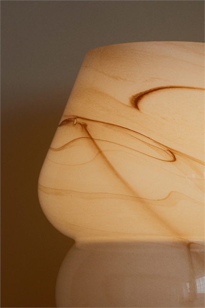 Большая стеклянная настольная лампа 1245607002