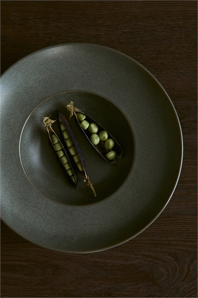 Две небольшие глубокие тарелки с реактивной глазурью 1297197004