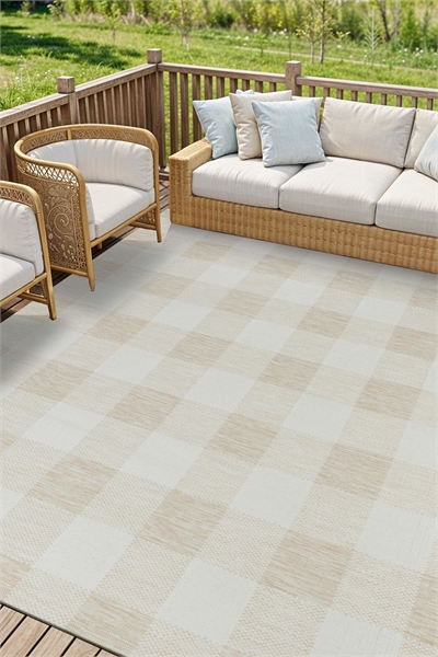 Современный клетчатый ковер для интерьера и улицы 1307609001