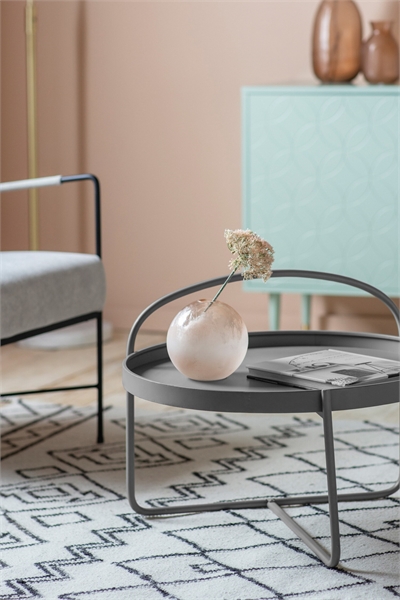 Металлический кофейный столик с подносом 1312749004