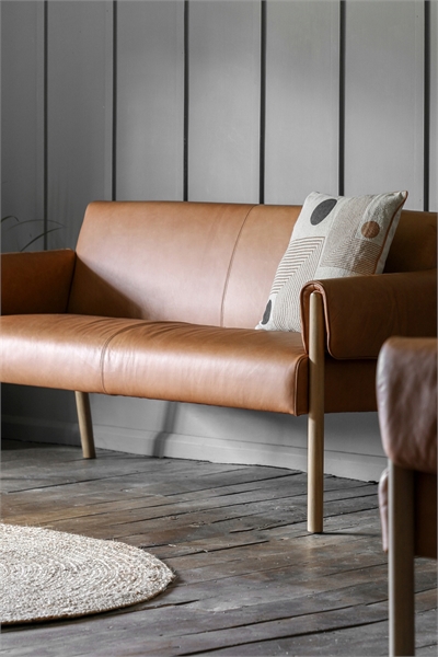 2-местный кожаный диван 1312829001