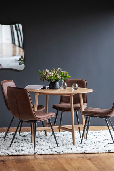 Деревянный круглый обеденный стол 1312862001