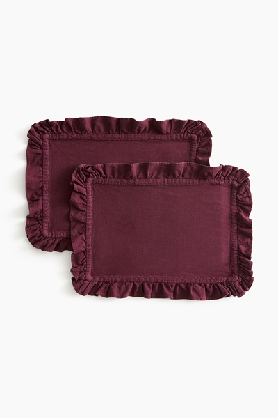 Салфетки для сервировки с оборками 2 шт. 1231008004