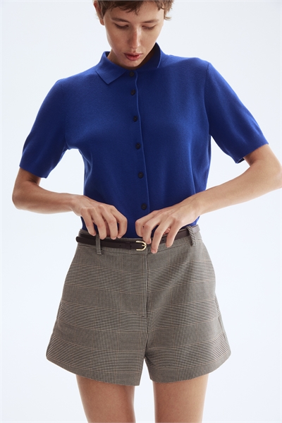 Шорты с поясом 1293657001