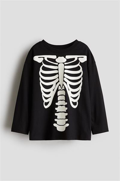 Хлопковая футболка с узором 1304057005