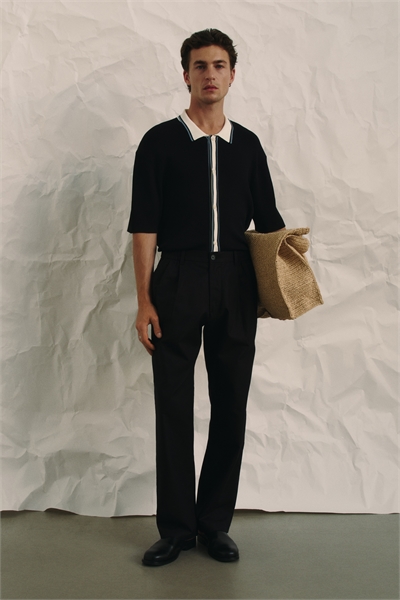 Брюки из льняной смеси с расслабленной посадкой Tailored 1283074002