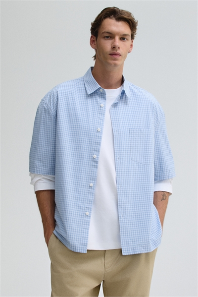 Рубашка Relaxed Fit с короткими рукавами артикул 1295322001