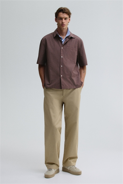 Рубашка Relaxed Fit с короткими рукавами 1295322003