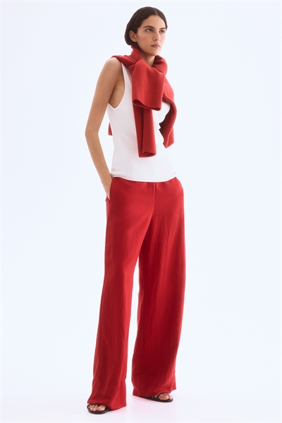 Широкие брюки из саржи 1296523002