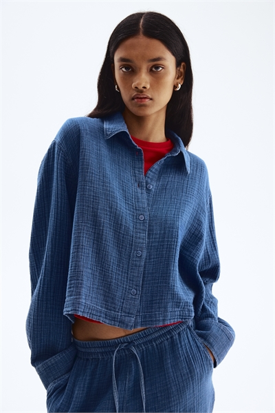 Рубашка из хлопкового муслина 1304352002