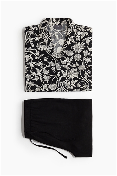 Пижамная рубашка и шорты 1214442004