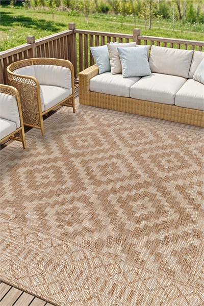Ковер для внутреннего и наружного использования Global Jute-look Area Rug 1290315001