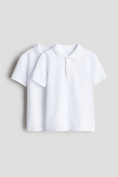 Школьные хлопковые рубашки-поло 2 шт. 1293624001